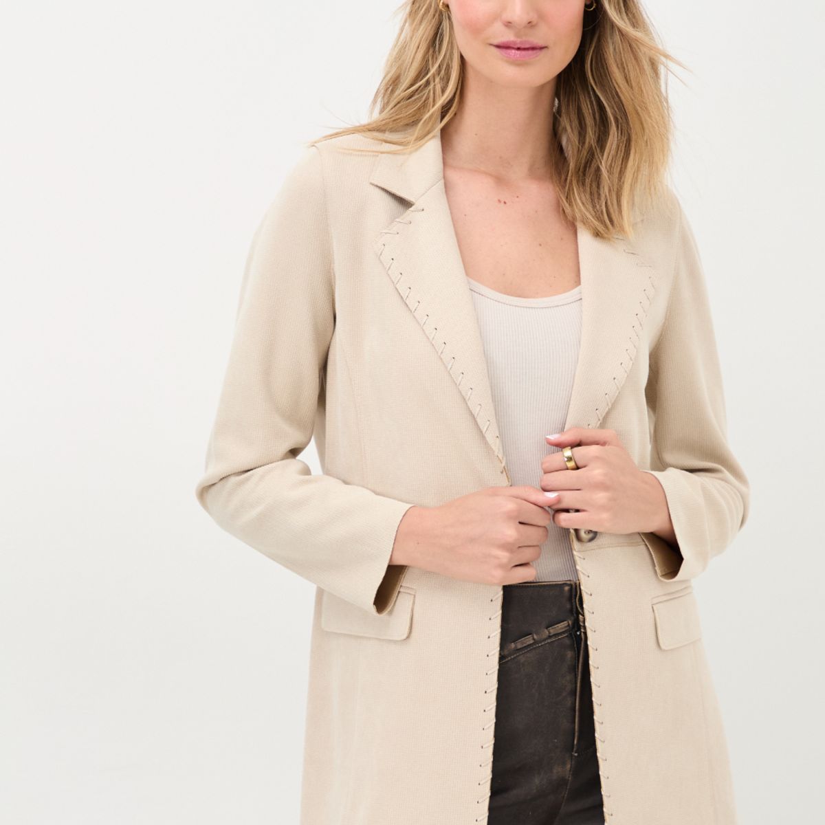 IO - Blazer Crudo Mujer Io