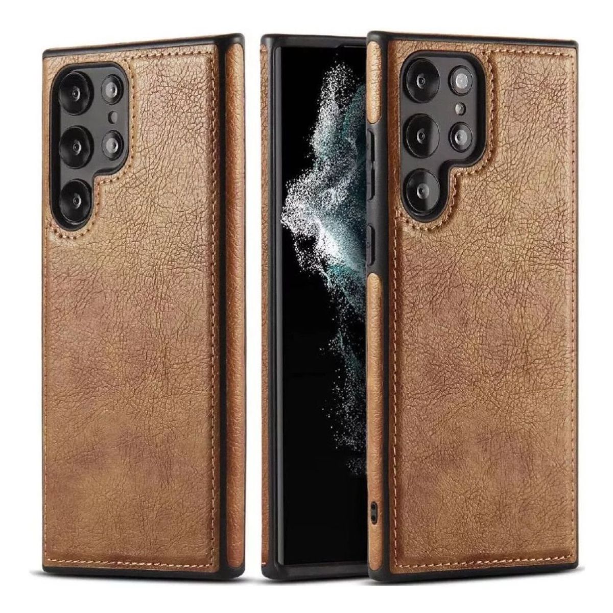 GENERICO - Carcasas Para Samsung S23 Ultra Cuero Premium Color