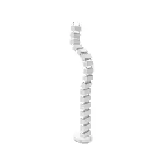 FORM OFFICE - Pasacables Vertebra 80 Blanco Form