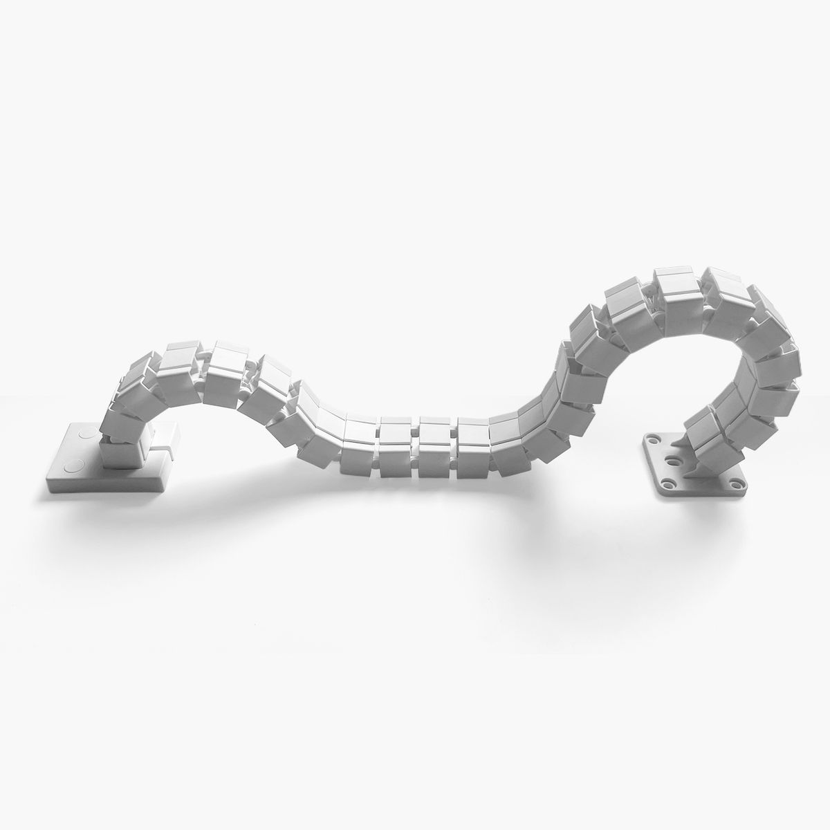 FORM OFFICE - Pasacables Vertebra 80 Blanco Form