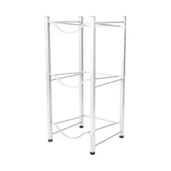 IMPORTCLICK - Organizador Estante Rack 3 Botellones Agua 20 L Blanco - Blanco