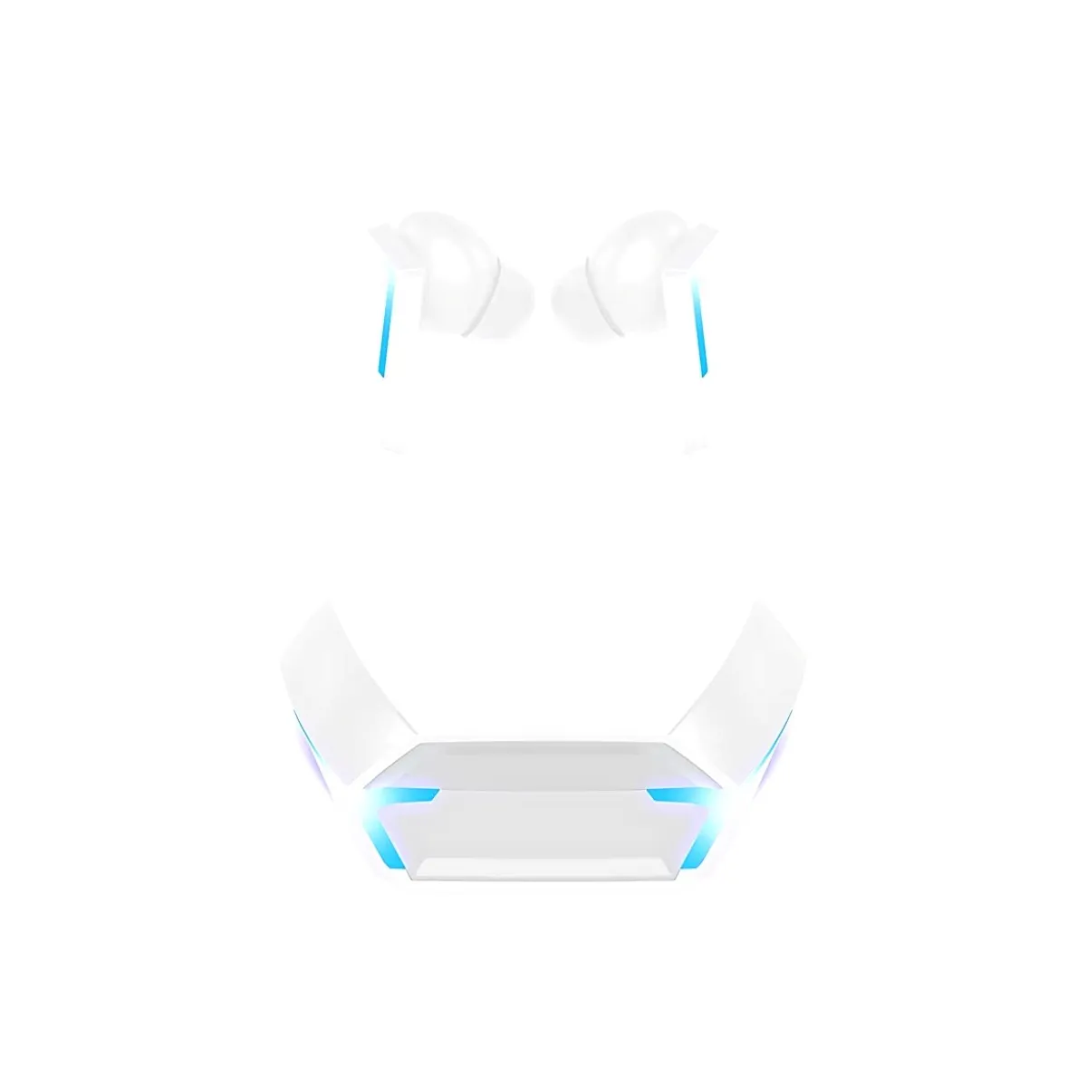 GENERICO - Audífonos Inalámbricos M10 Carga Tipo C + Powerbank Blanco