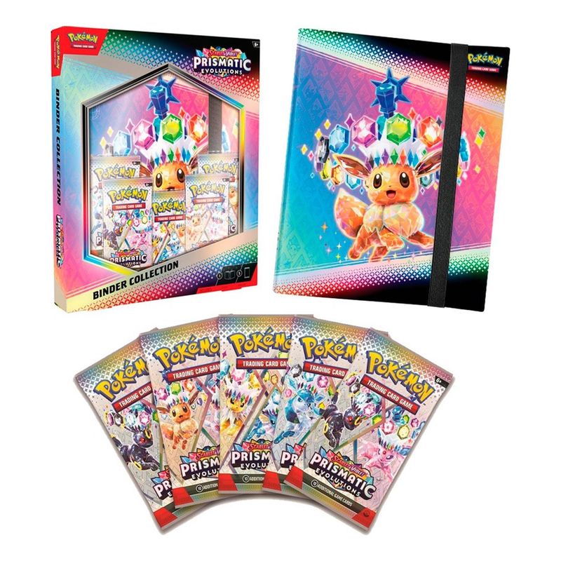 POKEMON - Carta Pokemon Prismatic Evolutions Binder Collection Ingles