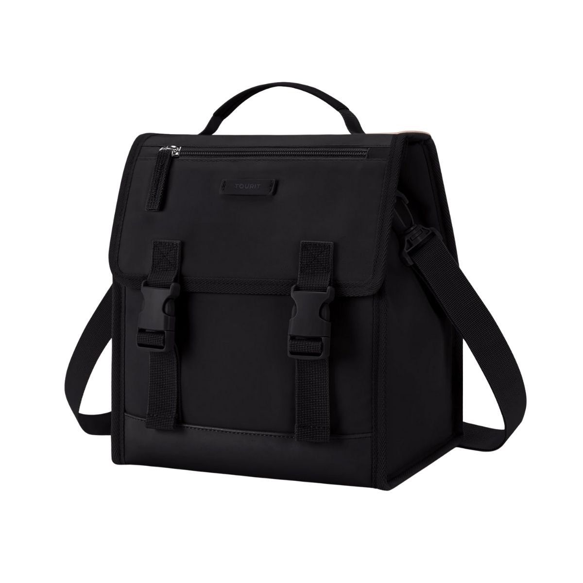 TOURIT - Tourit Lonchera Térmica con Hebilla 11L - Negro