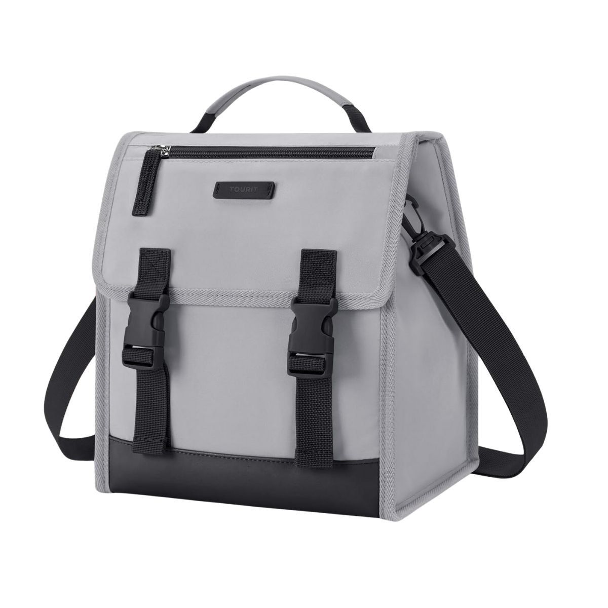 TOURIT - Tourit Lonchera Térmica con Hebilla 11L - Gris