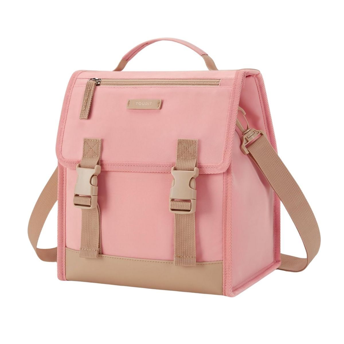 TOURIT - Tourit Lonchera Térmica con Hebillas 11L - Rosado