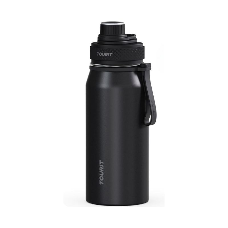 TOURIT - Tourit Botella de Agua Térmica Deportiva 32oz - Negro