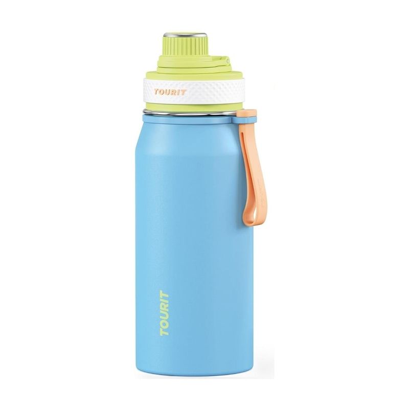 TOURIT - Tourit Botella de Agua Térmica Deportiva 32oz - Celeste