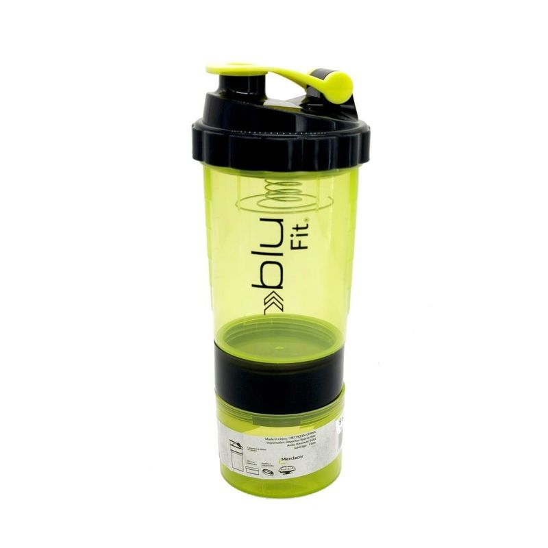 BLU FIT - Botella Mixer Blu Fit Negro/Verde