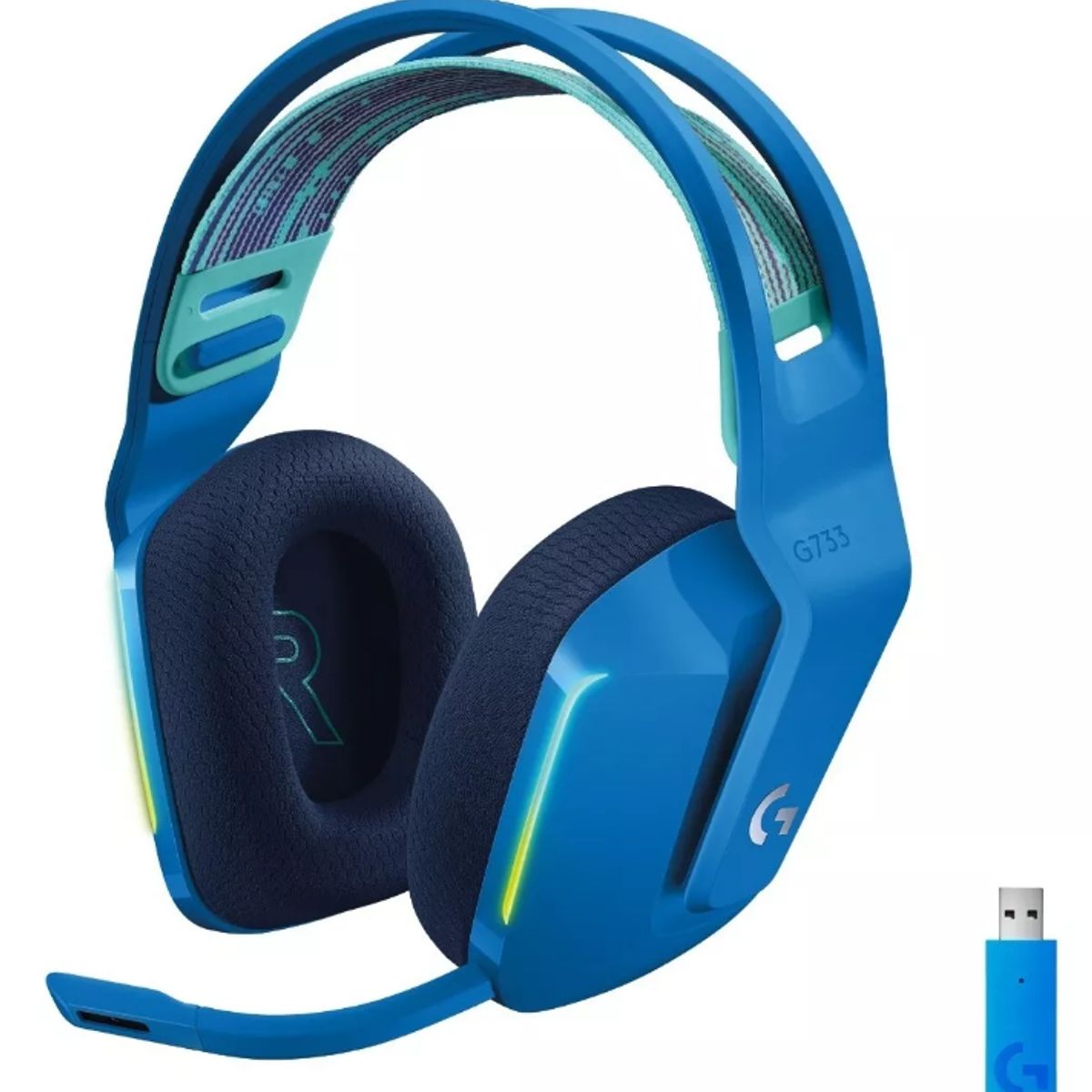 LOGITECH - Audífonos Gamer On-Ear - Logitech G733 Lightspeed RGB - Wireless
