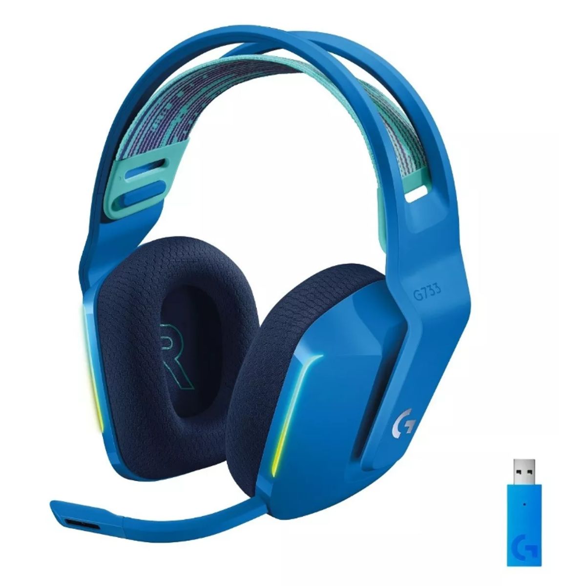 LOGITECH - Audífonos Gamer On-Ear - Logitech G733 Lightspeed RGB - Wireless