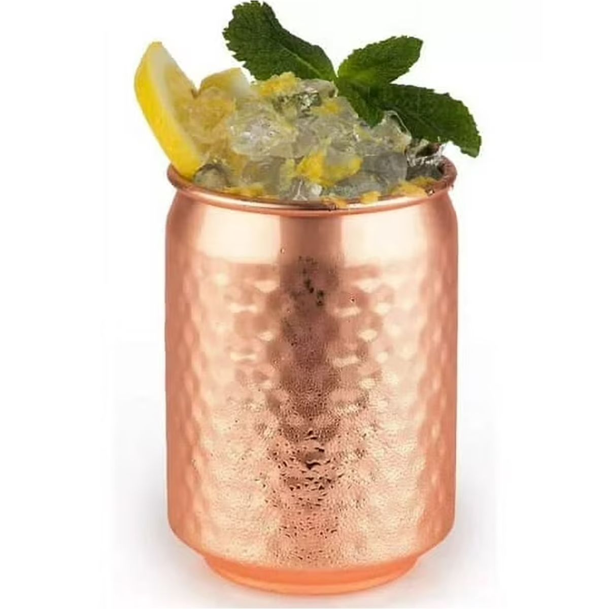 GENERICO - pack 2 vasos de cobre tipo lata para tragos