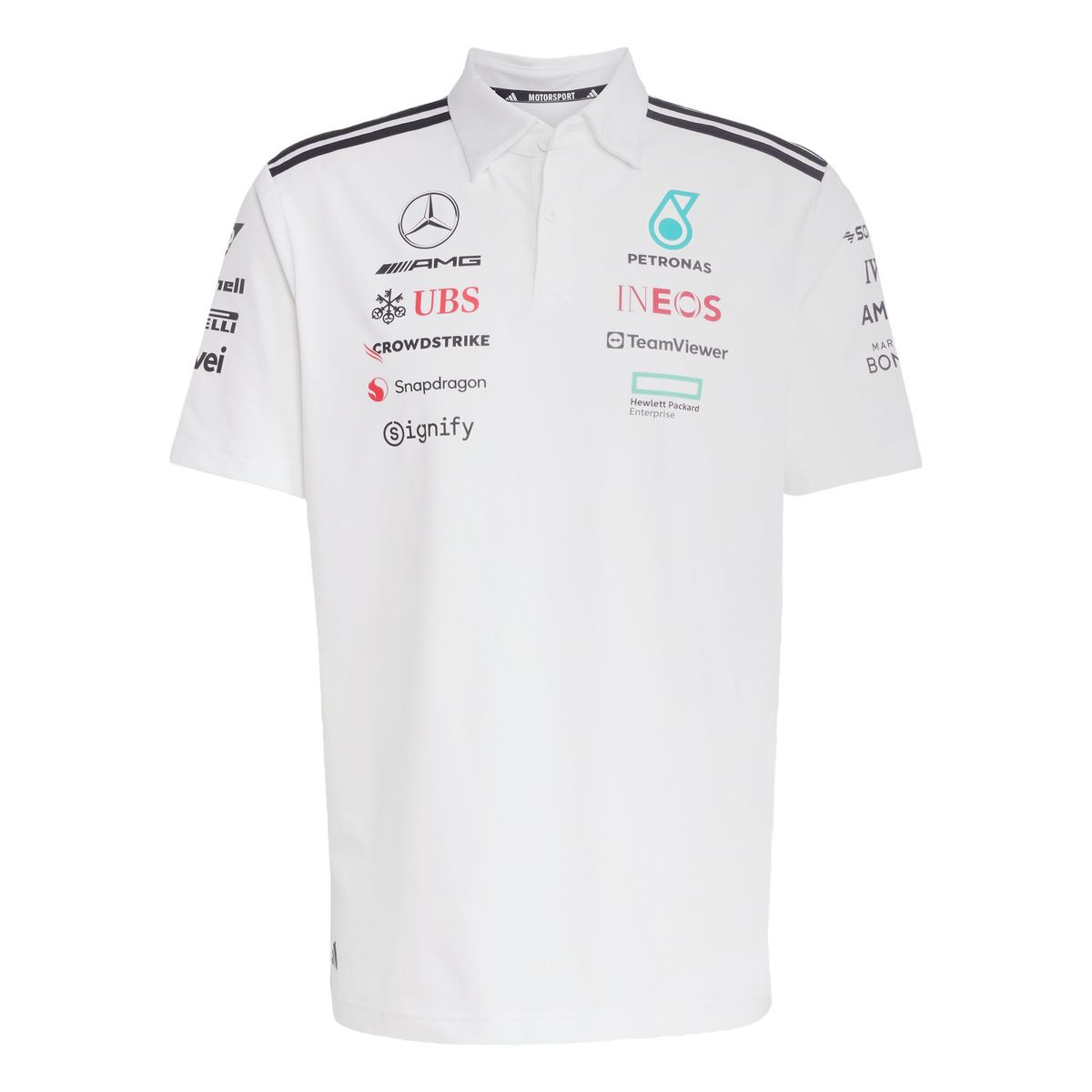 ADIDAS - Polera Con Cuello Mercedes Amg Petronas Fórmula 1 Adidas