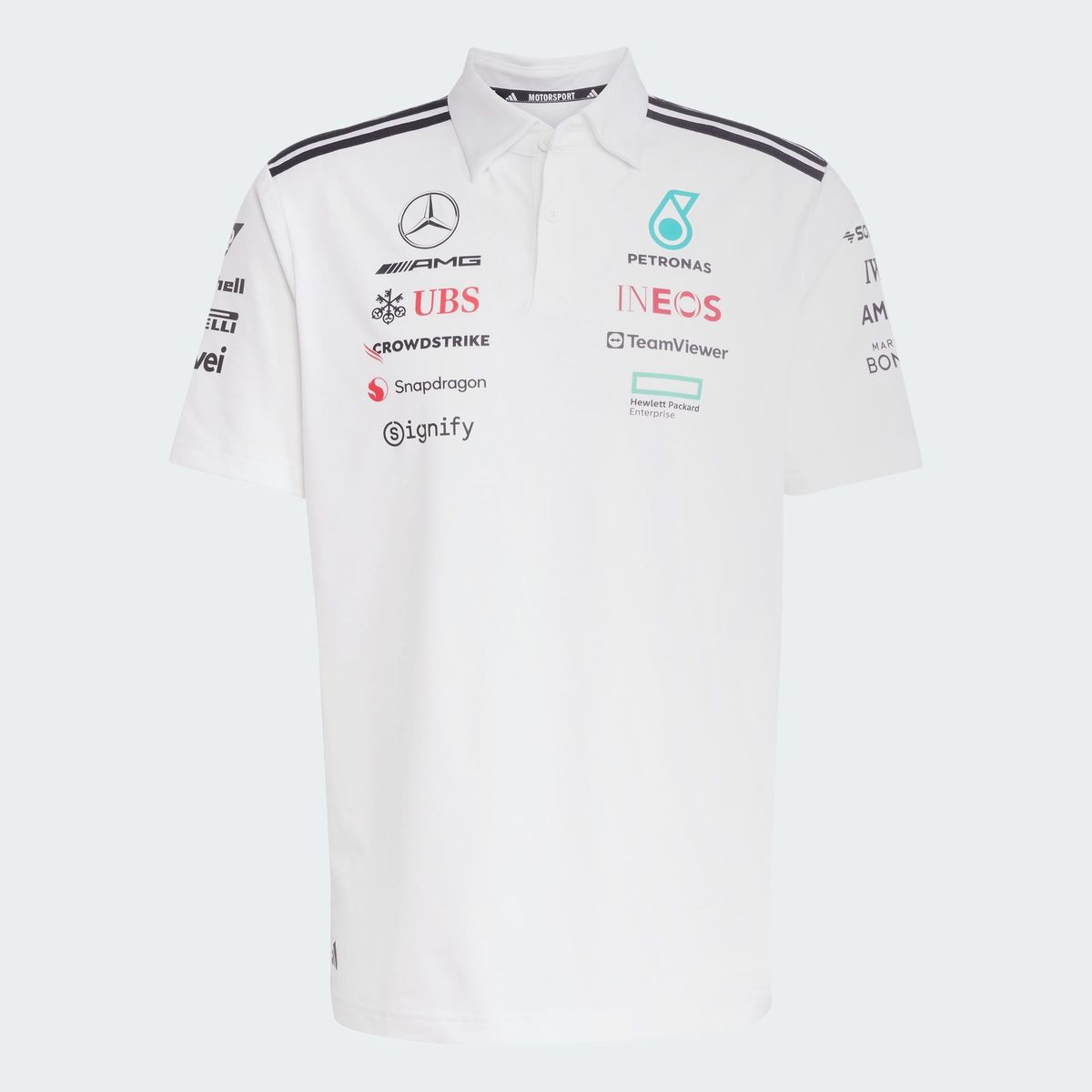 ADIDAS - Polera Con Cuello Mercedes Amg Petronas Fórmula 1 Adidas