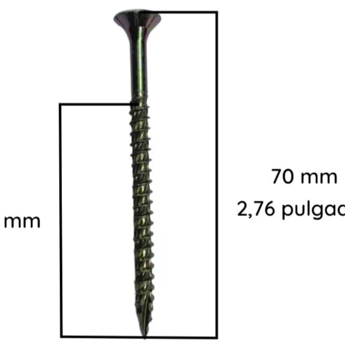 GENERICO - Tornillo Turbo Screw #10(5) 70/60 X 500 Unds