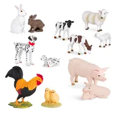 TERRA - Set animales de la granja parejas