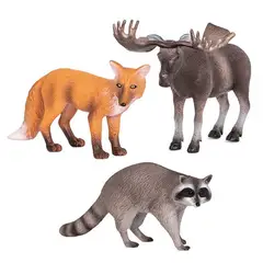 TERRA - Animales del bosque Alce zorro y mapache