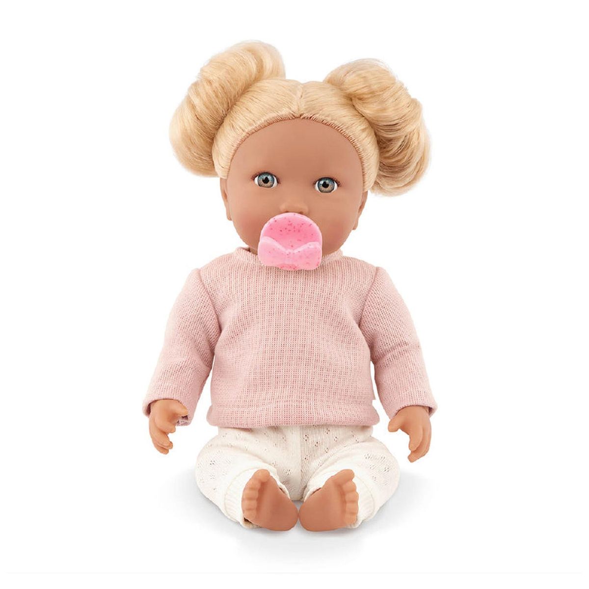 LULLABABY - Muñeca LullaBaby - Pelo Rubio y Top Rosado