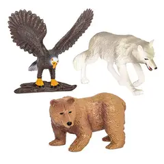 TERRA - Animales del bosque: Lobo, águila y oso