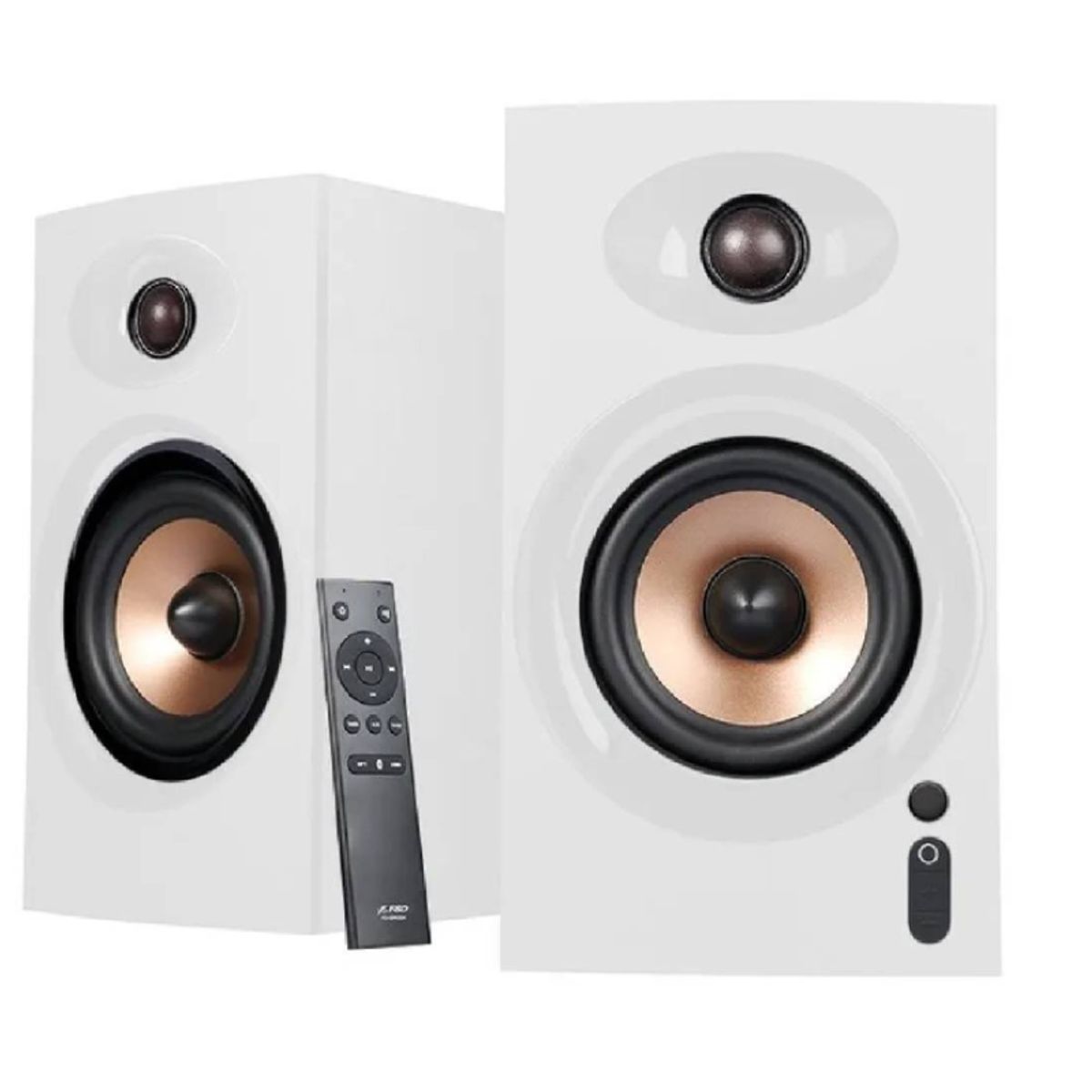 GENERICO - Parlantes 2.0 - Fenda R23BT - 40W RMS - Bluetooth - USB - AUX - White