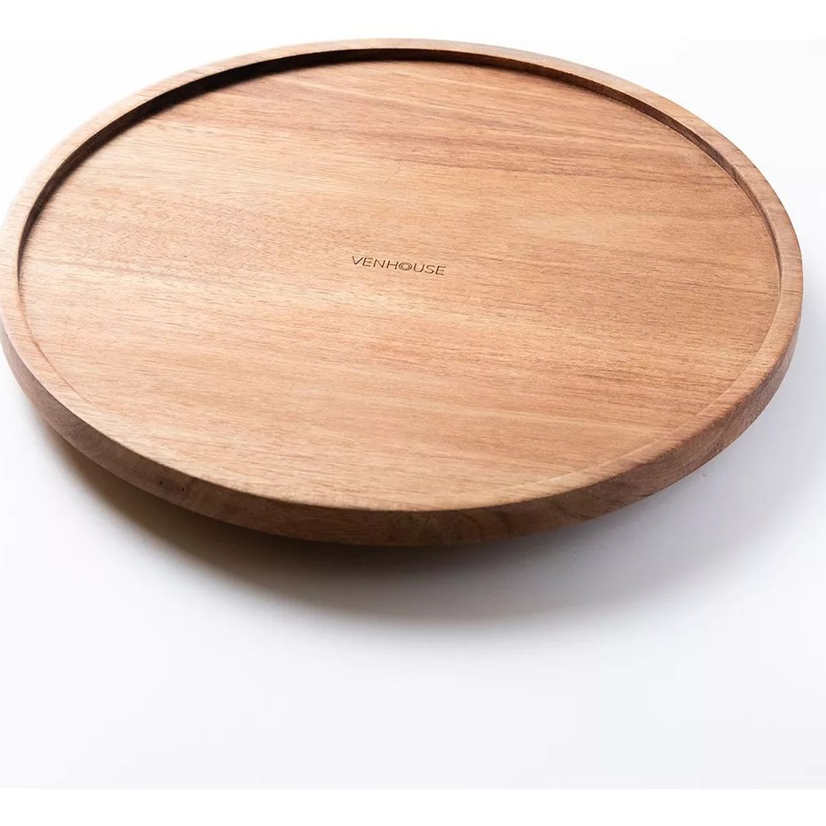 VENHOOUSE - Organizador Giratorio Lazy Susan Acacia Despensa Mesa Cocina