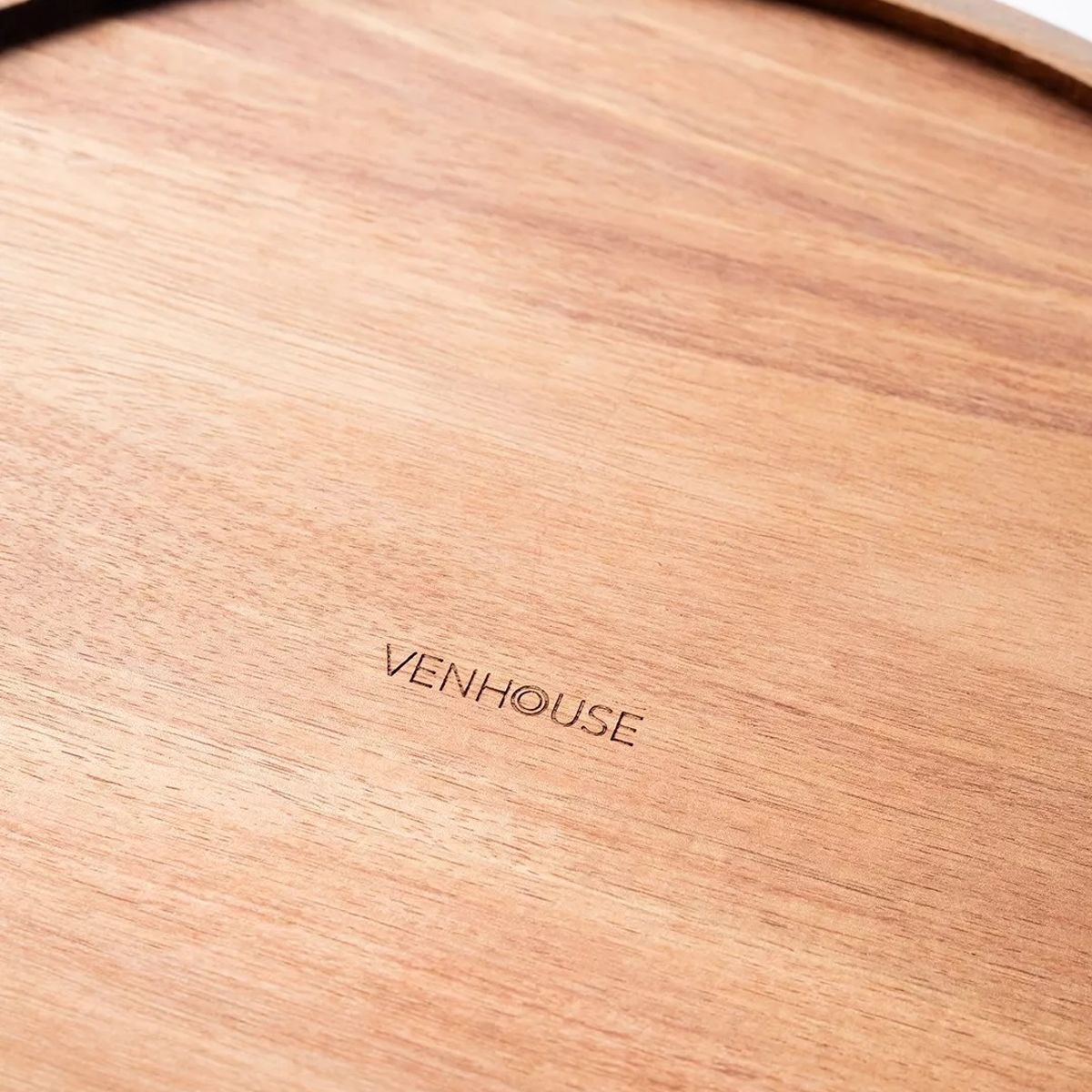 VENHOOUSE - Organizador Giratorio Lazy Susan Acacia Despensa Mesa Cocina