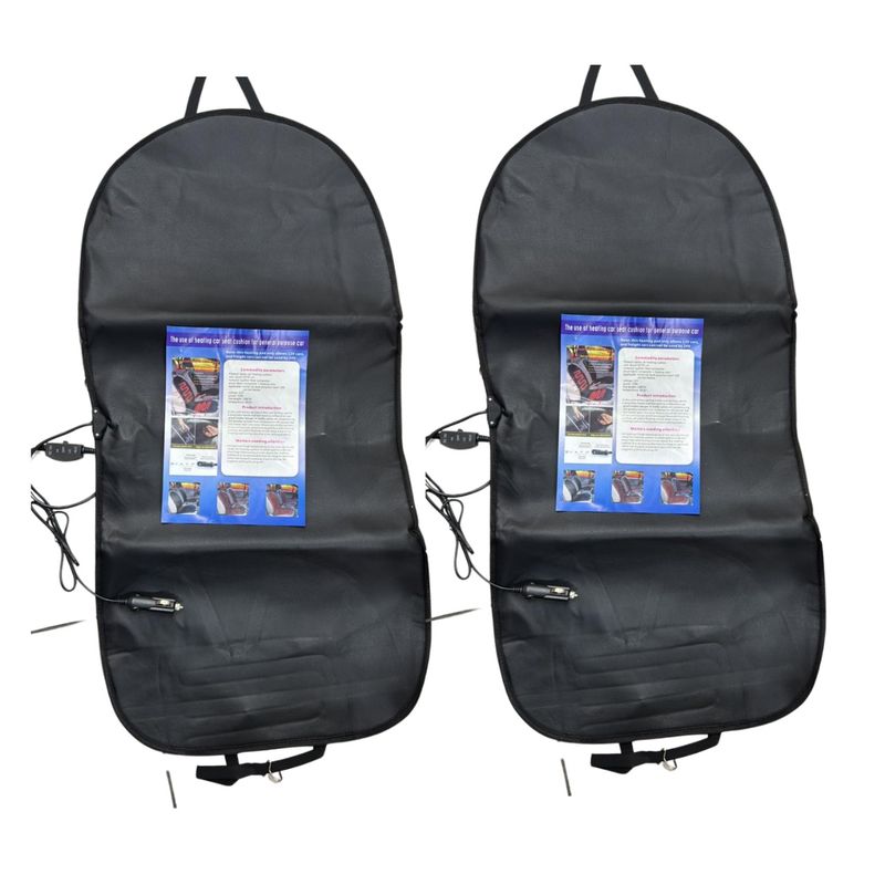 GENERICO - Pack 2 Fundas Para Asiento Auto Con Calefacción Cubreasiento CH