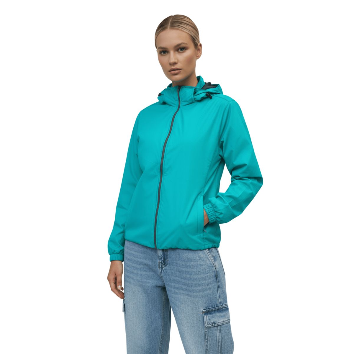 D'JOE - Cortavientos Impermeable Mujer