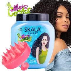 SKALA - Mascara Mais Cachos 2 En 1 Fuerza E Hidratacion 1000g kit