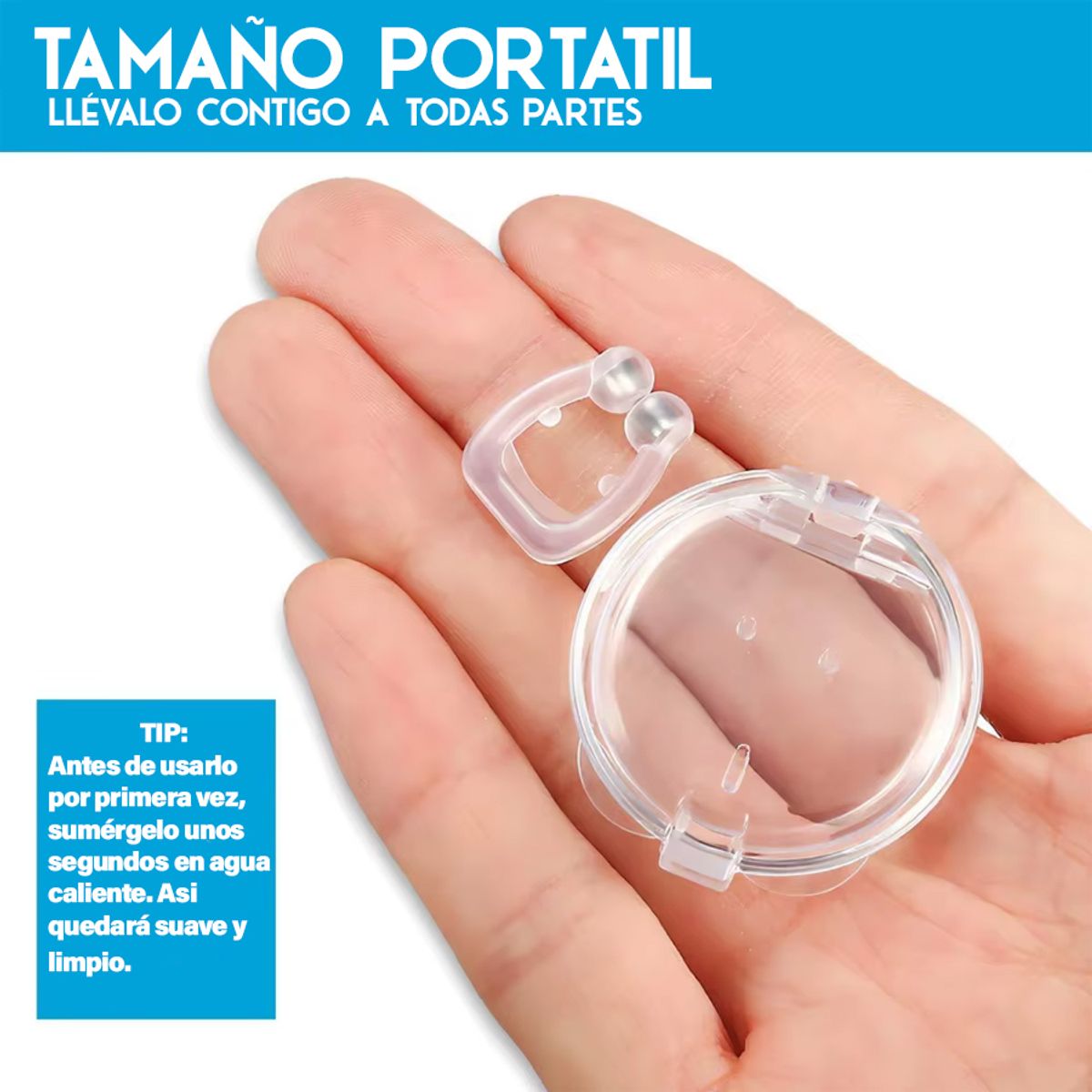 GENERICO - Anti-ronquidos de silicona NoseClip