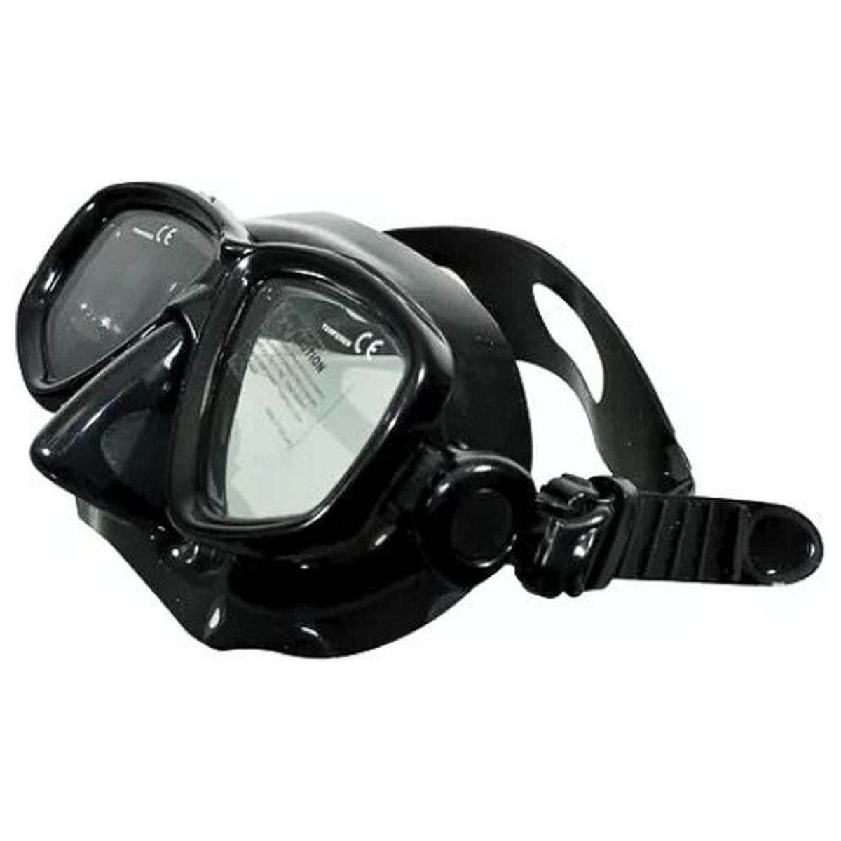 CABOSUB - Máscara de Buceo y Snorkeling Modelo Mira - Negro