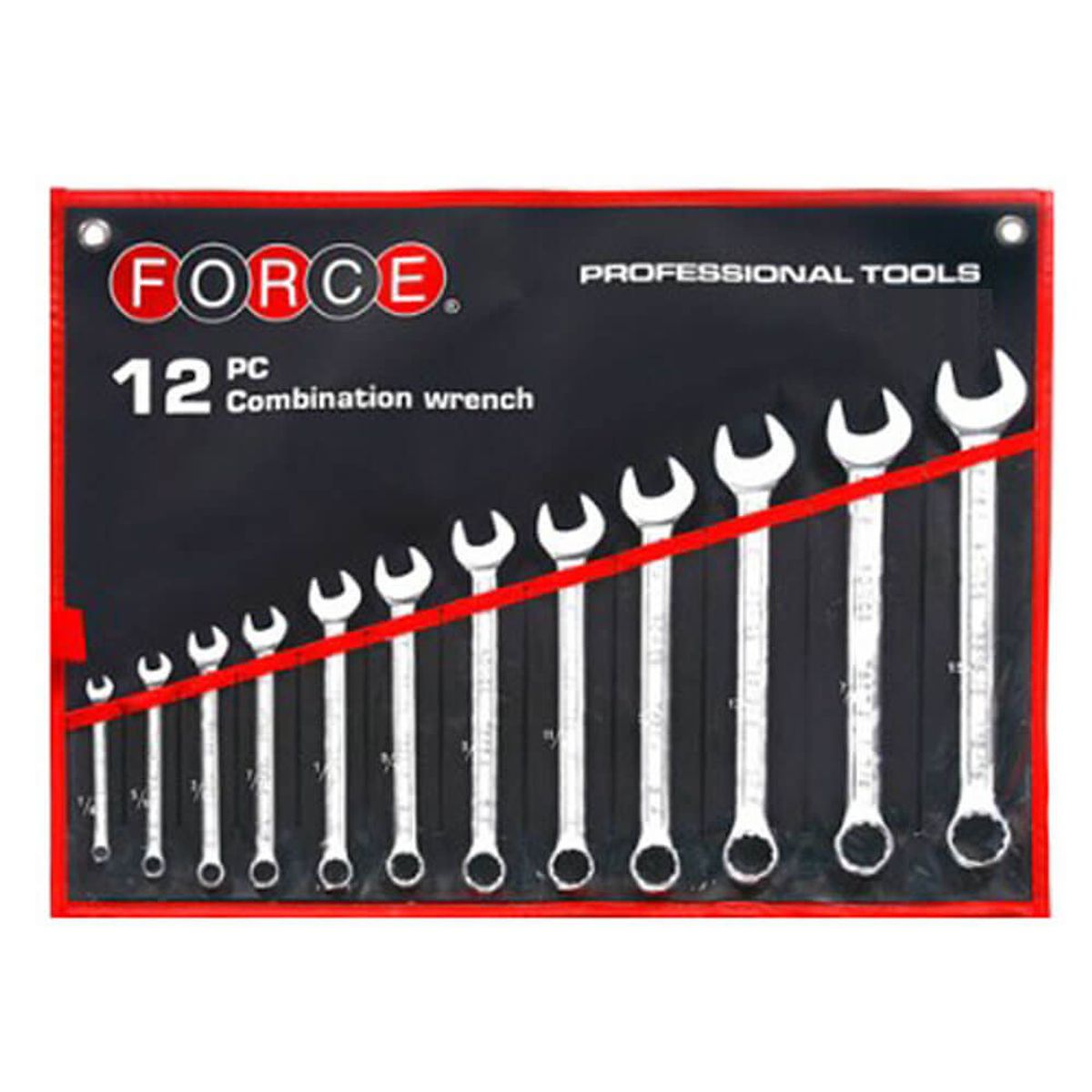 FORCE - Juego Llaves Punta Corona Force - 12 Piezas (en Pulg)