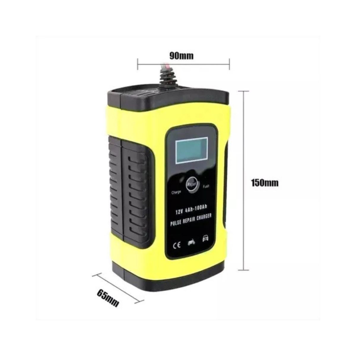 GENERICO - Cargador Inteligente De Batería Auto 12v CH