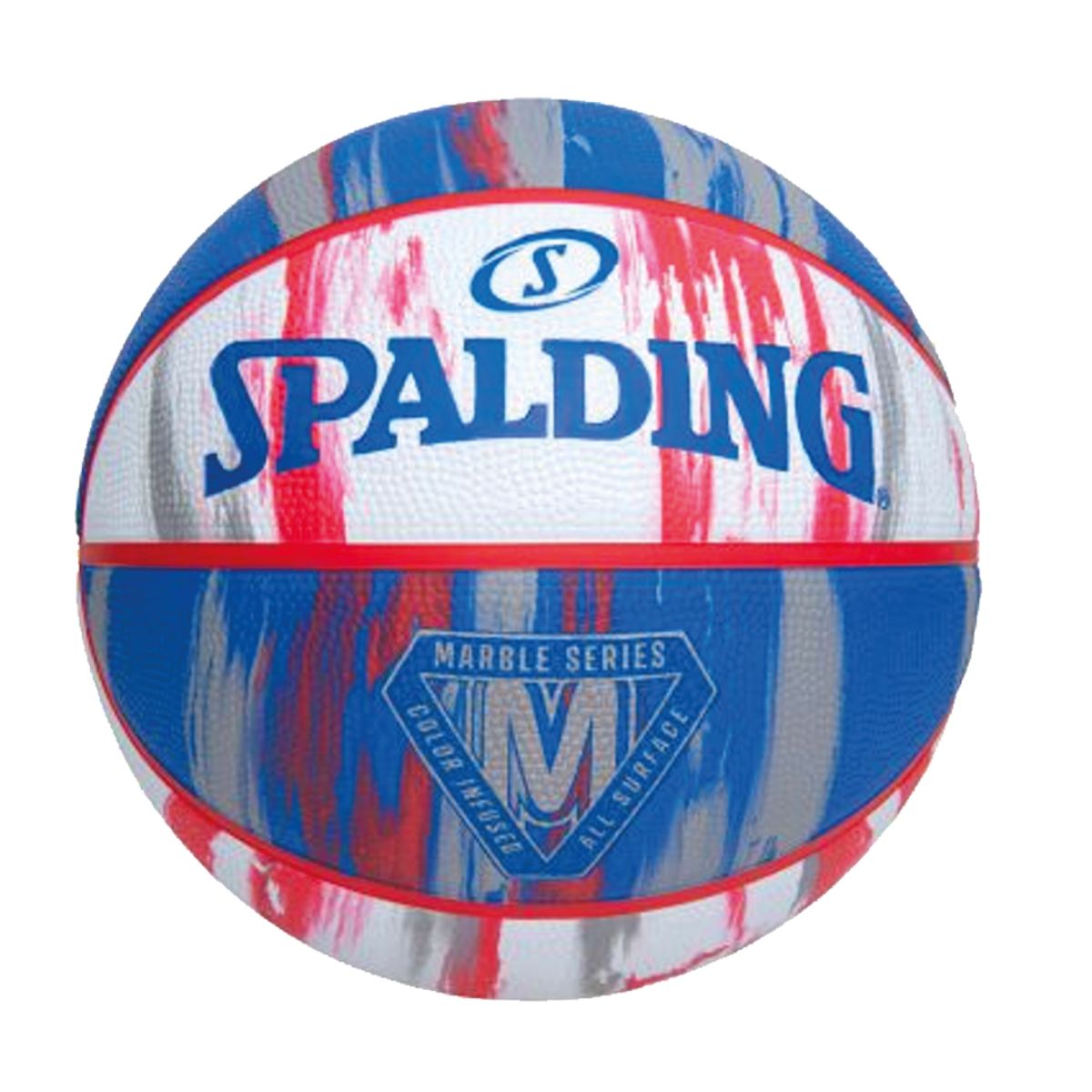 SPALDING - Balón Basketball Tf Marble Series Spalding T° 7 Multicolor