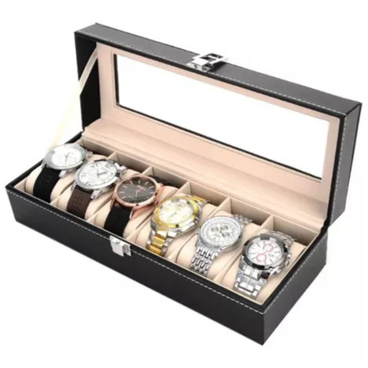 GENERICO - Estuche Organizador 6 Relojes