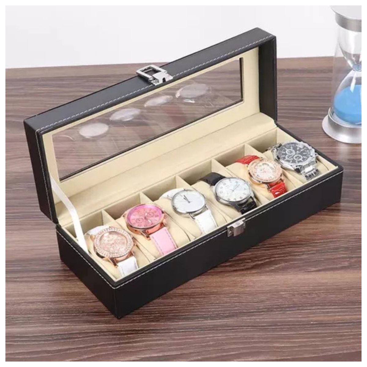 GENERICO - Estuche Organizador 6 Relojes