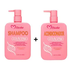 GENERICO - Pack Shampoo y Acondicionador MiSucka de Colageno