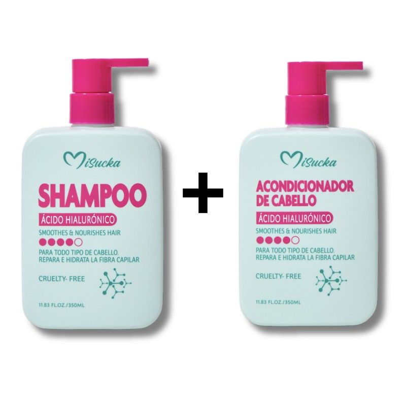 GENERICO - Pack Shampoo y Acondicionador MiSucka con Ácido Hialurónico