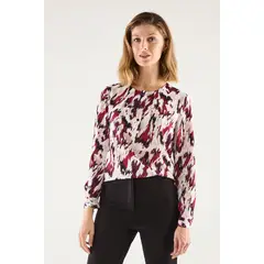 MA GRIFFE - Blusa Manga Larga Negro Mujer Magriffe