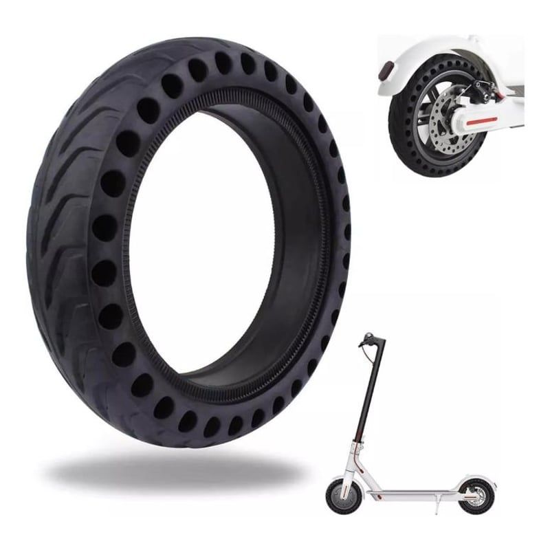 GENERICO - Neumático Para Scooter Xiaomi M365/ Muvter - 1 Rueda Solida