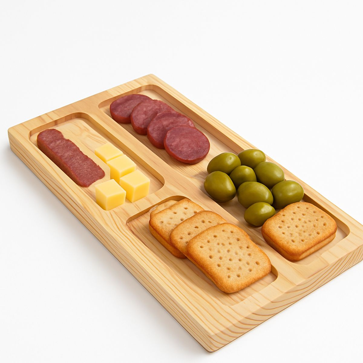 GENERICO - Tabla De Picoteo,picadillo O Cocktail  Mod 2,  50x23x2 Cm