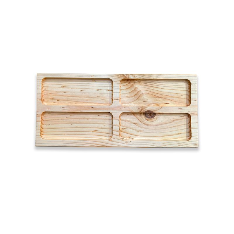 GENERICO - Tabla De Picoteo,picadillo O Cocktail  Mod 2,  50x23x2 Cm