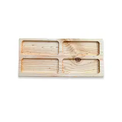 GENERICO - Tabla De Picoteo,picadillo O Cocktail Mod 2, 50x23x2 Cm