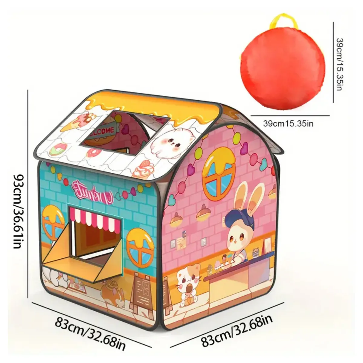GENERICO - Carpa Infantil Heladería de Conejo
