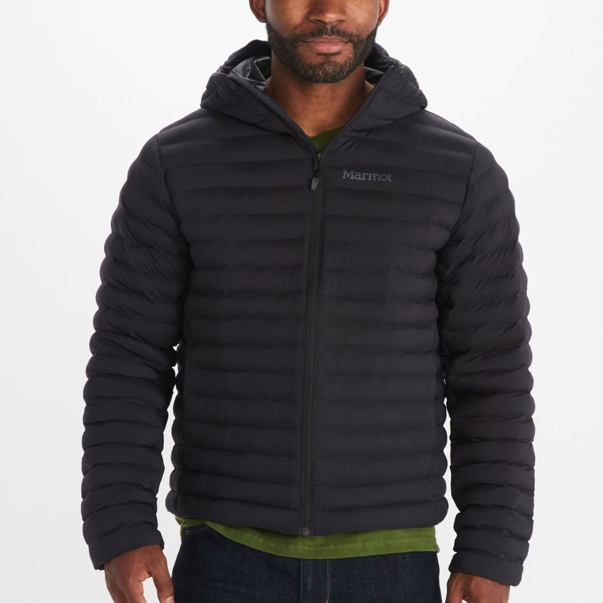 MARMOT - Chaqueta Hombre Echo Featherless Hoody Negro Marmot