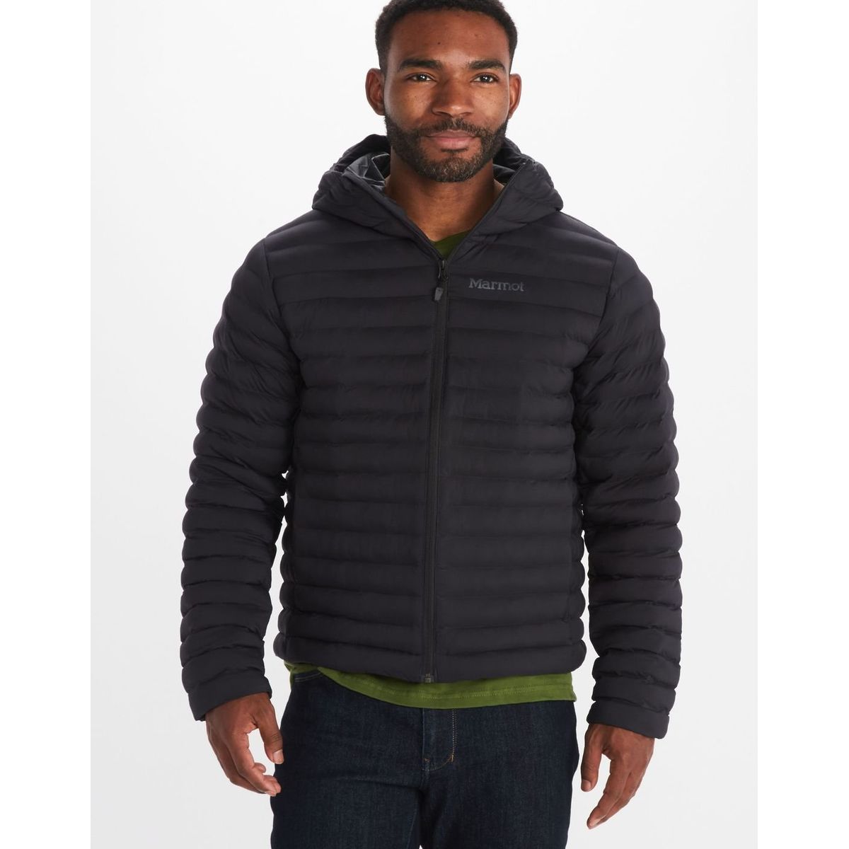 MARMOT - Chaqueta Hombre Echo Featherless Hoody Negro Marmot