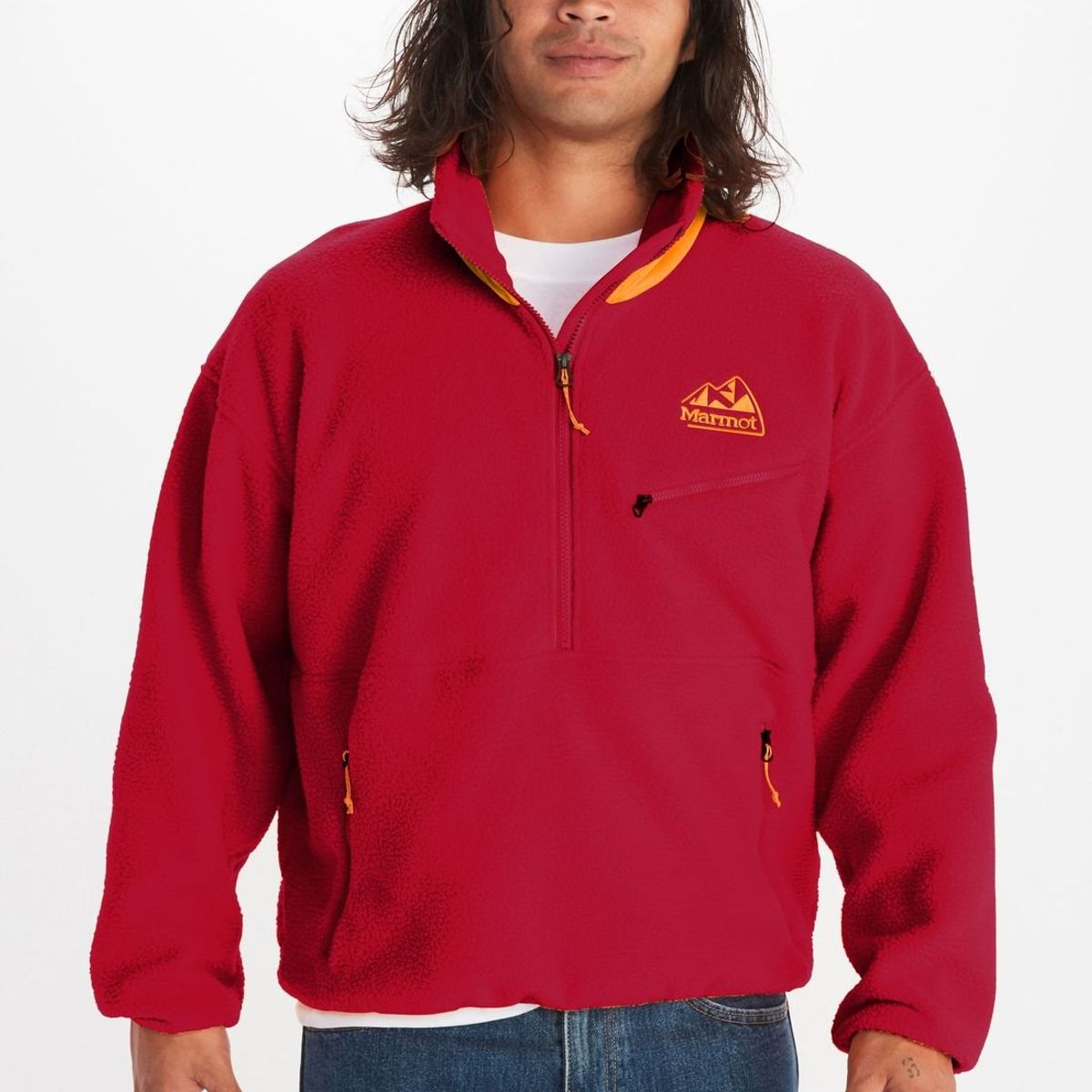 MARMOT - Polar Hombre 94 E.C.O. Recycled Fleece Rojo Marmot