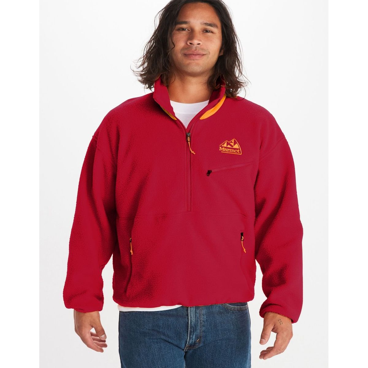 MARMOT - Polar Hombre 94 E.C.O. Recycled Fleece Rojo Marmot