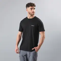 MARMOT - Polera Hombre Chest Logo Tee Negro