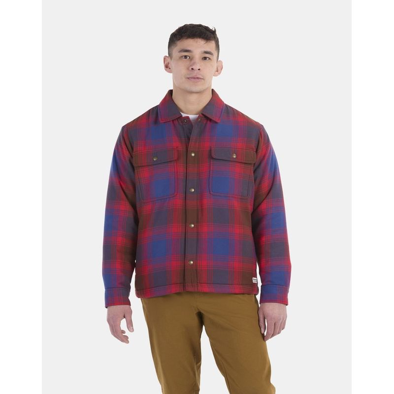 MARMOT - Chaqueta Hombre Ridgefield Sherpa Shirt Jacket Rojo Marmot
